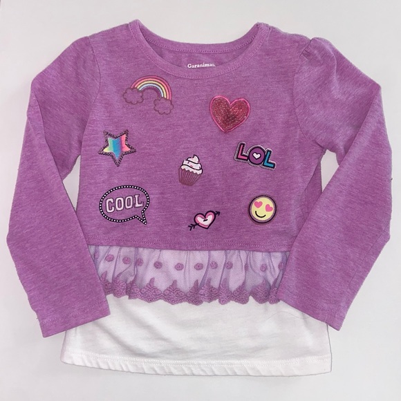 Garanimals Shirts & Tops Garanimals Toddler Girl Purple Long Sleeve